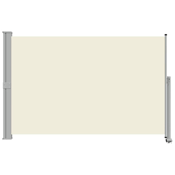 sammenrullelig sidemarkise til terrassen 160 x 300 cm creme