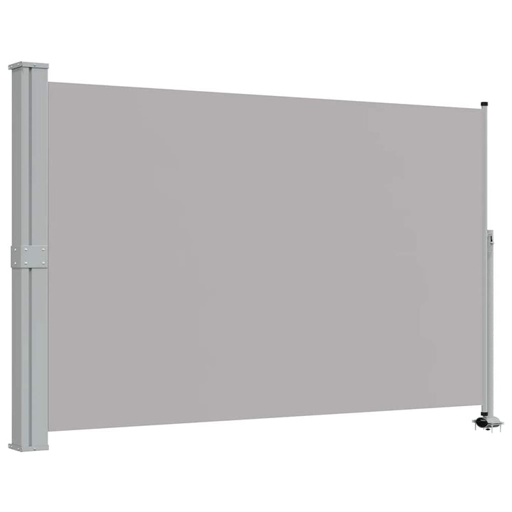 sammenrullelig sidemarkise til terrassen 160x300 cm grå