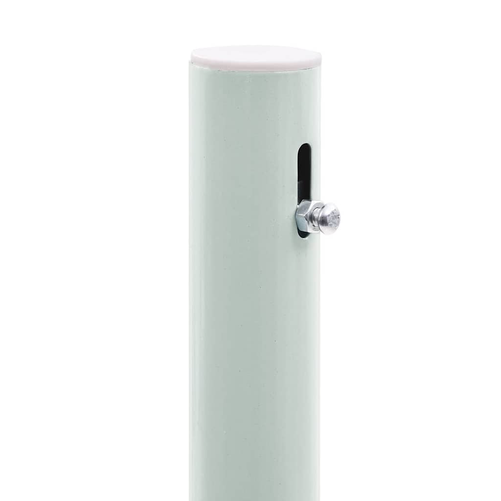 sammenrullelig sidemarkise 140 x 314 cm cremefarvet