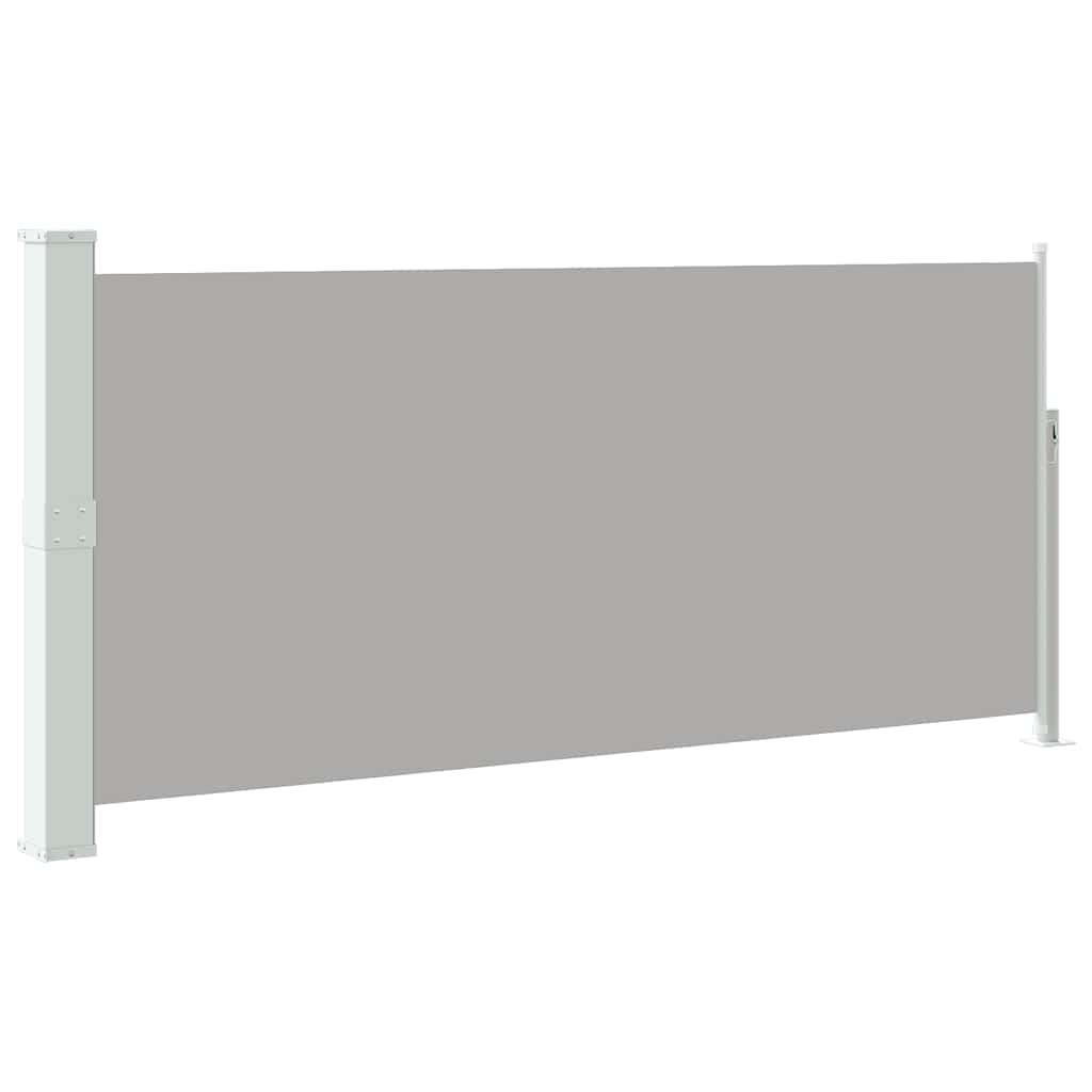 sammenrullelig sidemarkise 140 x 300 cm grå
