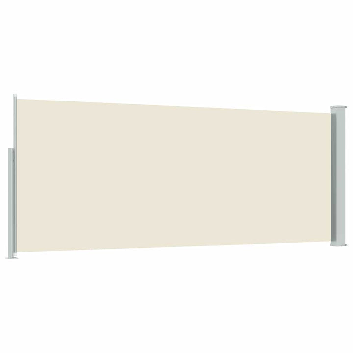 sammenrullelig sidemarkise 120x300 cm cremefarvet