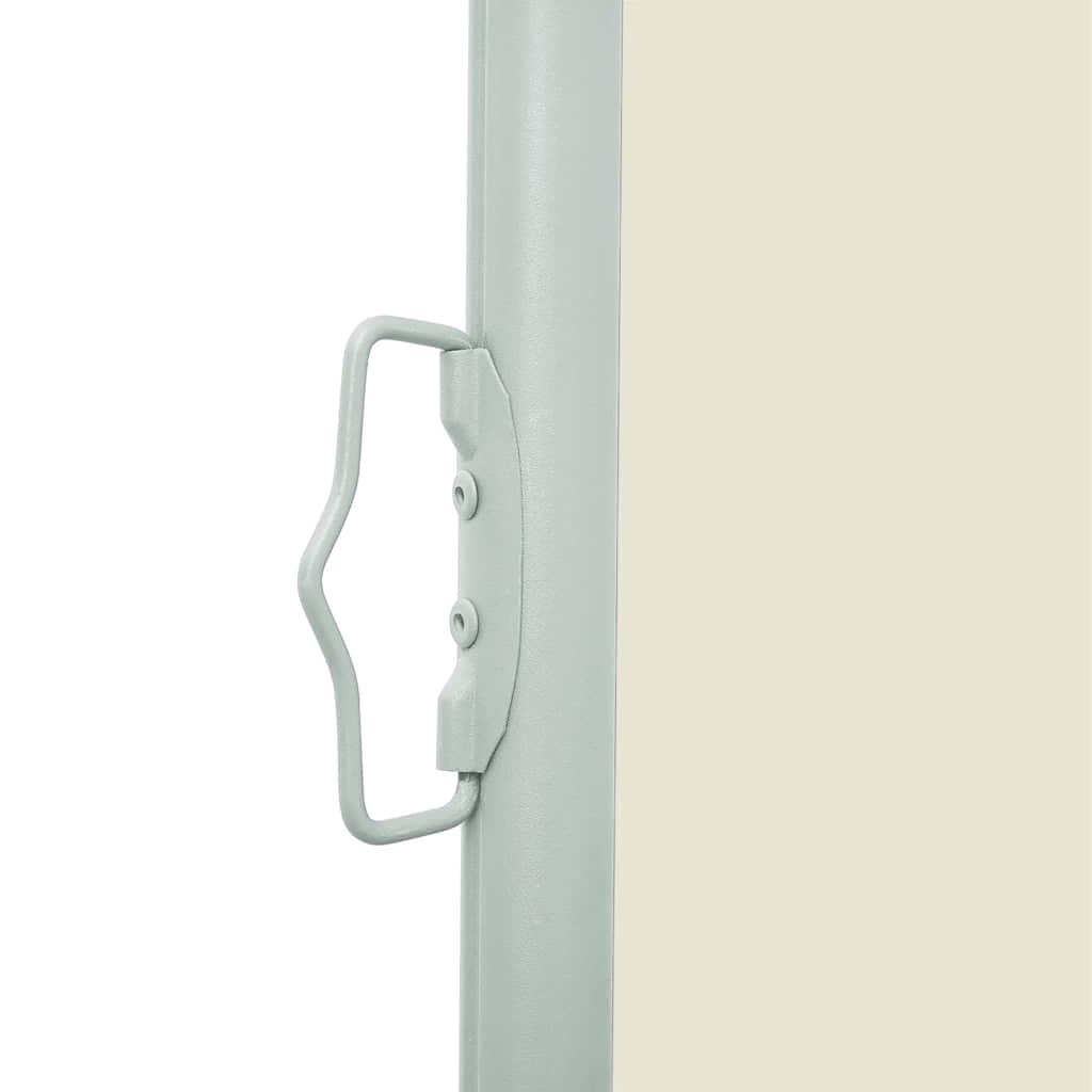 sammenrullelig sidemarkise 120x300 cm cremefarvet