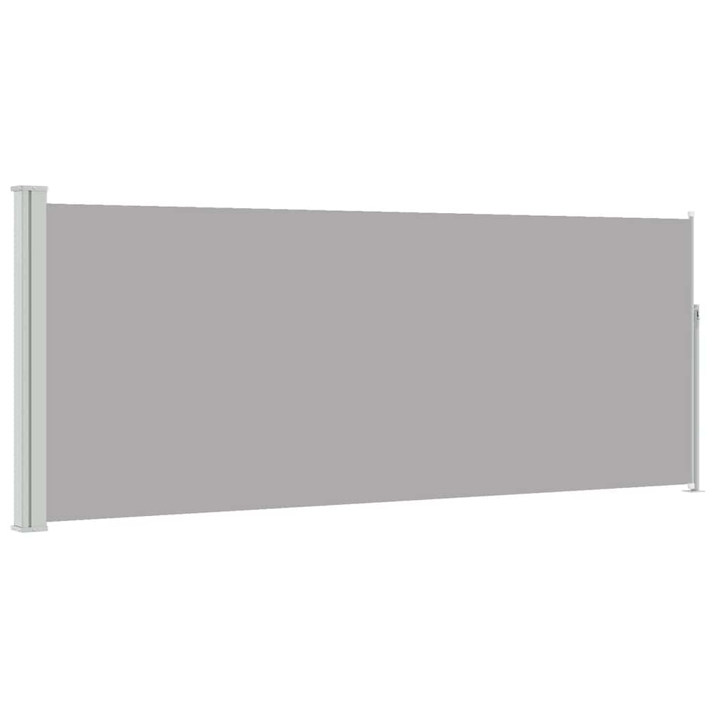 sammenrullelig sidemarkise 120x300 cm grå
