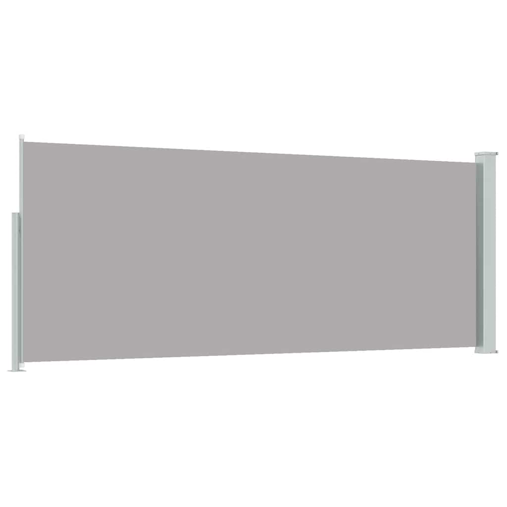 sammenrullelig sidemarkise 120x300 cm grå