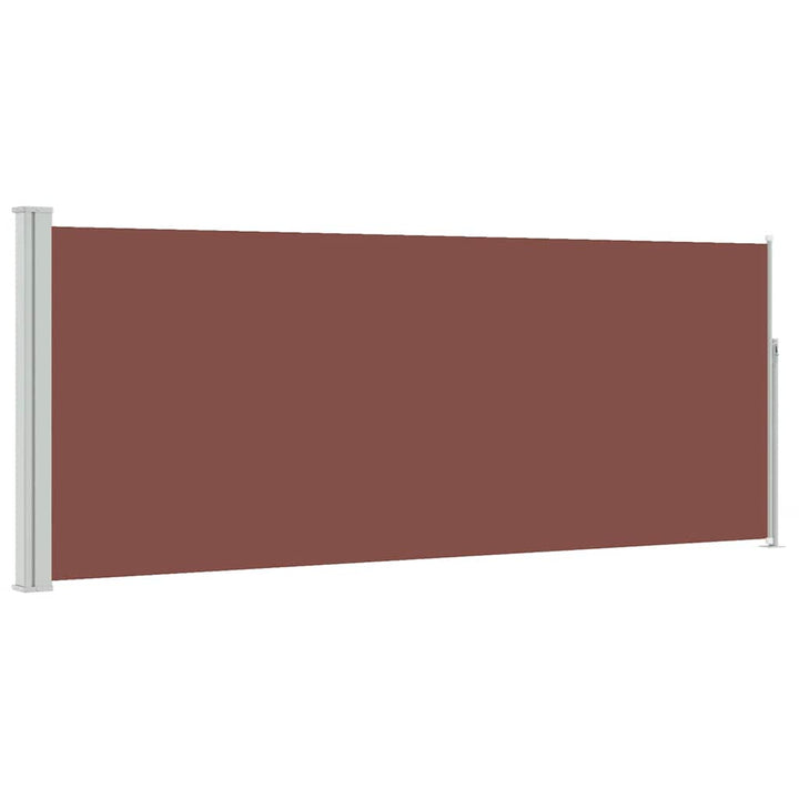 sammenrullelig sidemarkise 120x300 cm brun