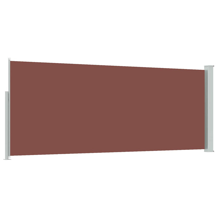 sammenrullelig sidemarkise 120x300 cm brun