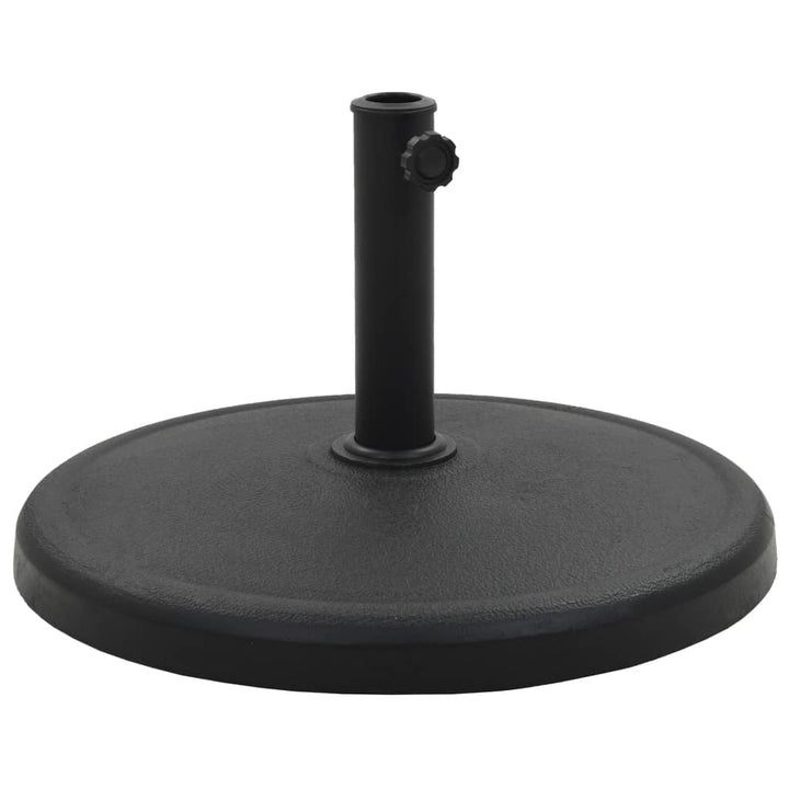 parasolfod rund polyresin 19 kg sort