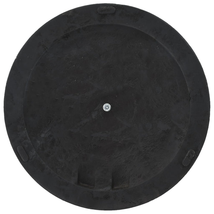 parasolfod rund polyresin 19 kg sort