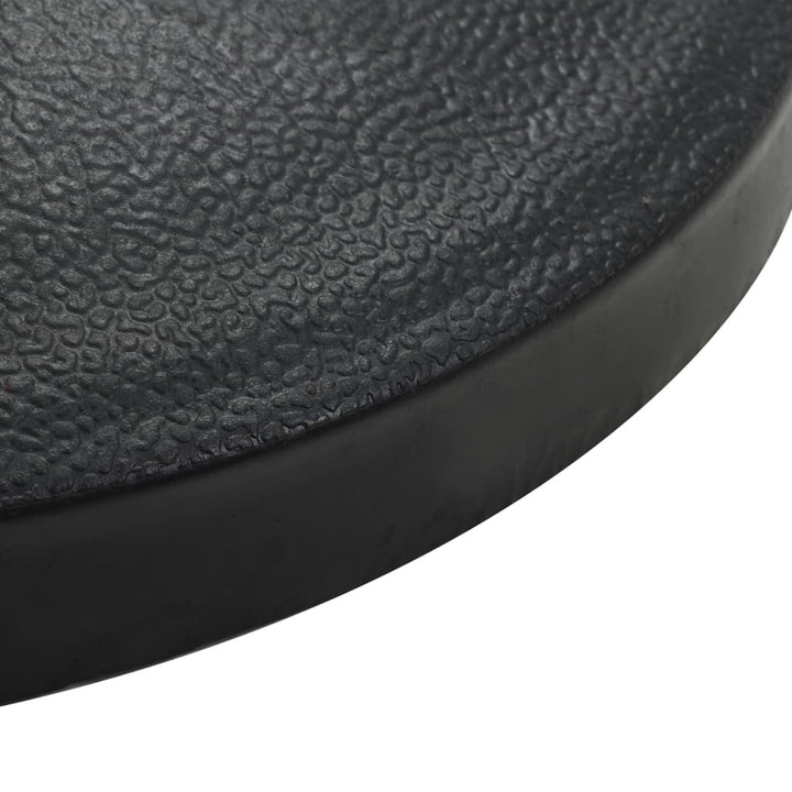 parasolfod halvrund polyresin 15 kg sort