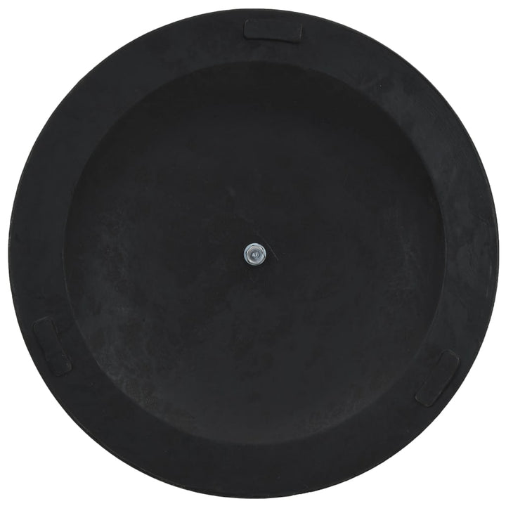 parasolfod rund polyresin 19 kg bronzefarvet