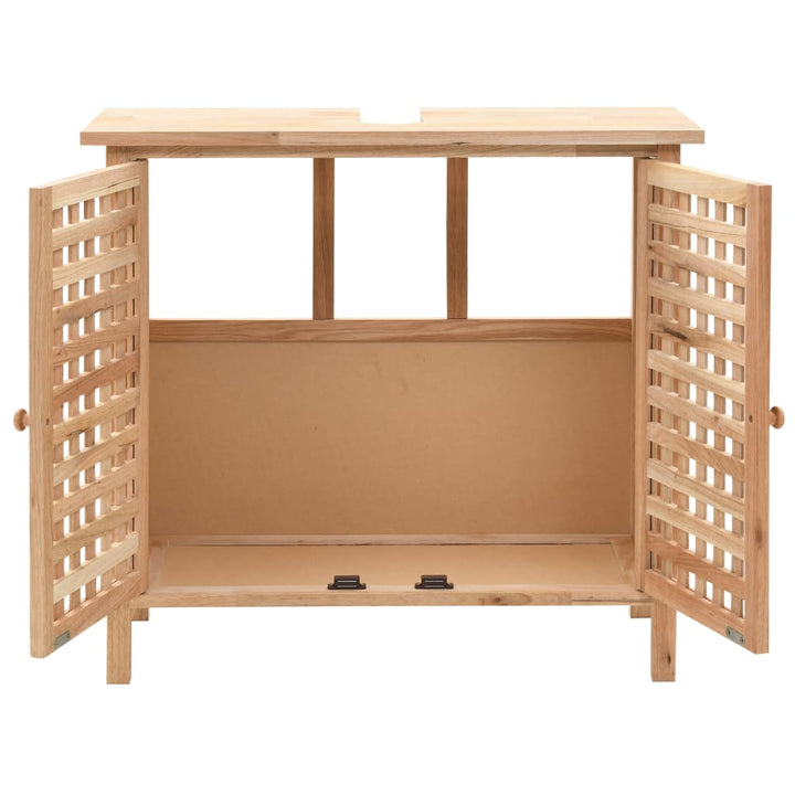 underskab 66x29x61 cm massivt valnøddetræ