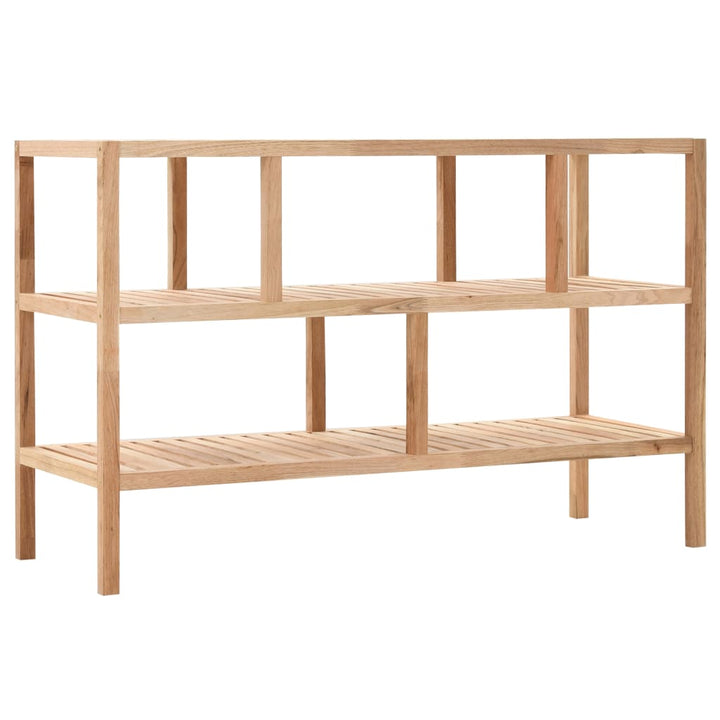 badeværelsesreol 100x40x65 cm massivt valnøddetræ
