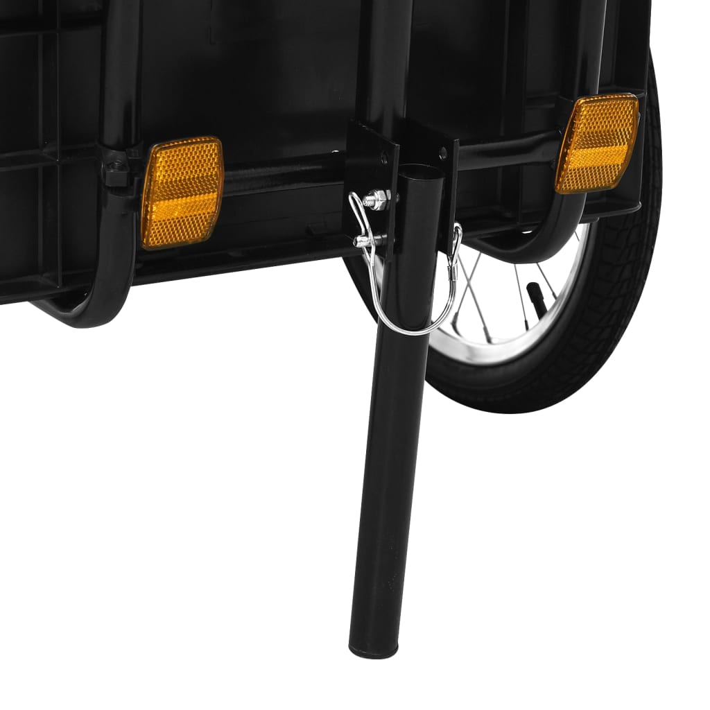cykeltrailer/trækvogn 155x60x83 cm stål blå