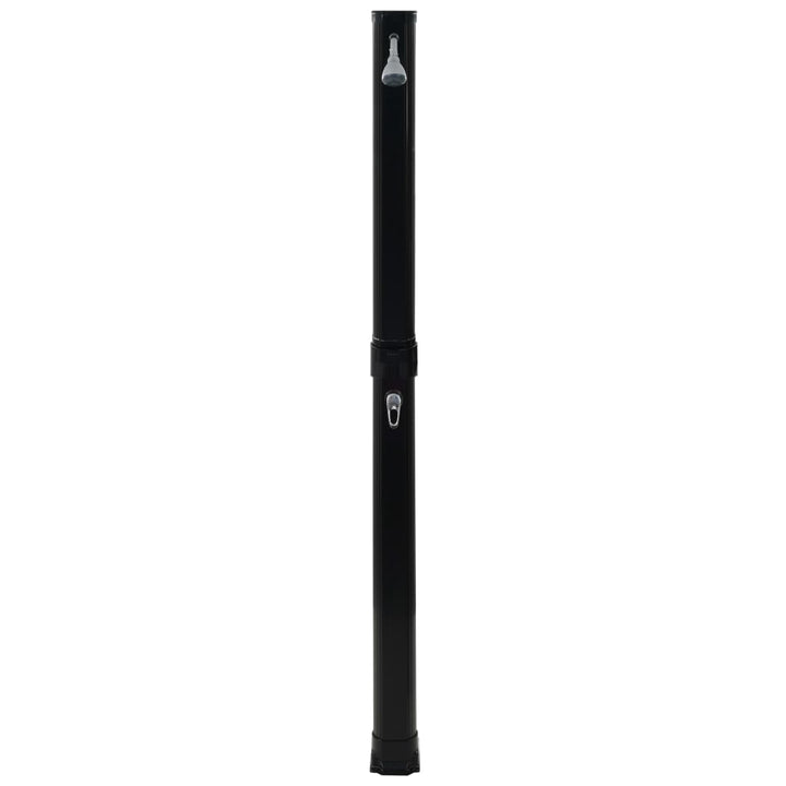 solopvarmet bruser foldbar 214 cm 23 l sort