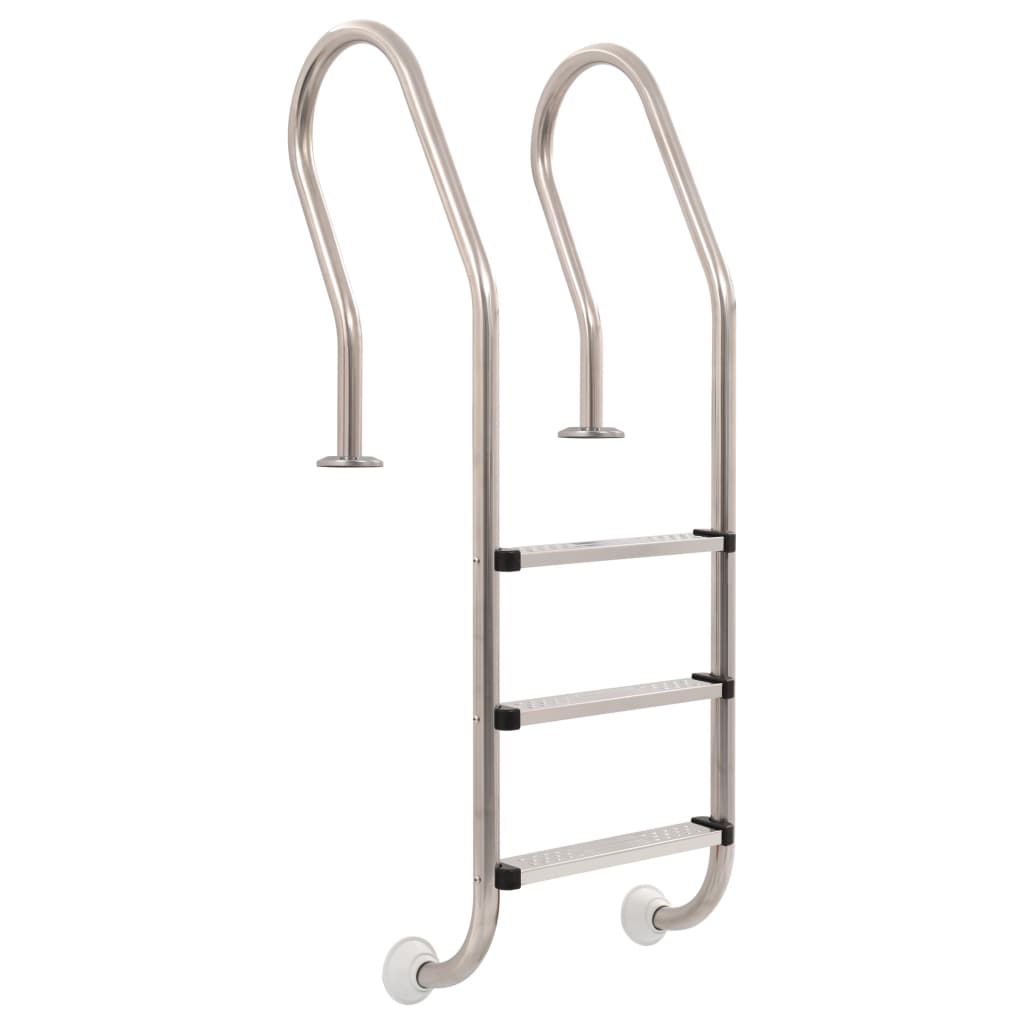 poolstige 3 trin rustfrit stål 304 120 cm