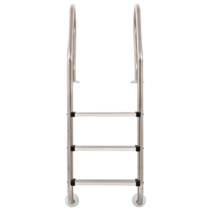 poolstige 3 trin rustfrit stål 304 120 cm