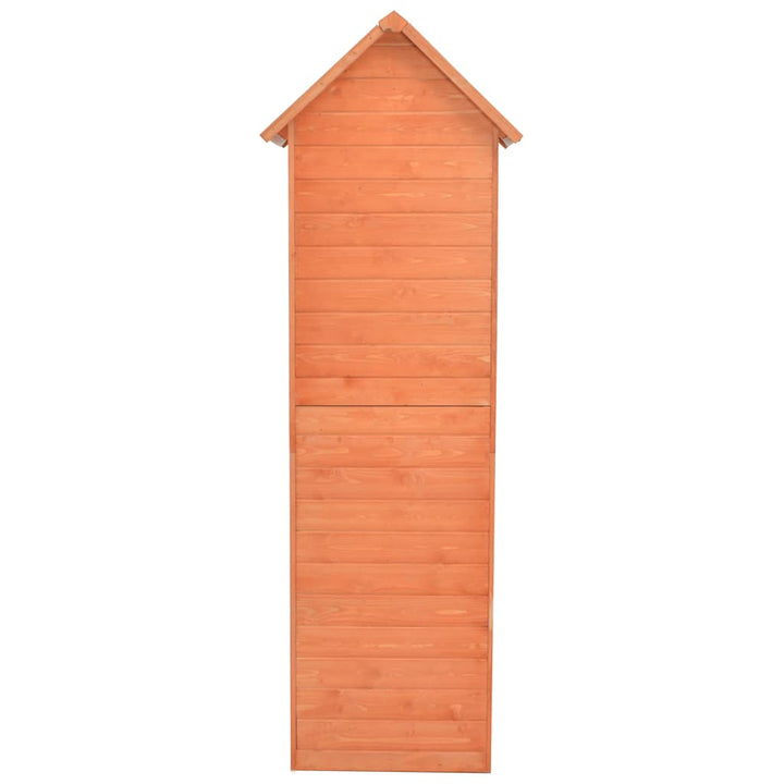 opbevaringsskur til haven 71x60x213 cm træ