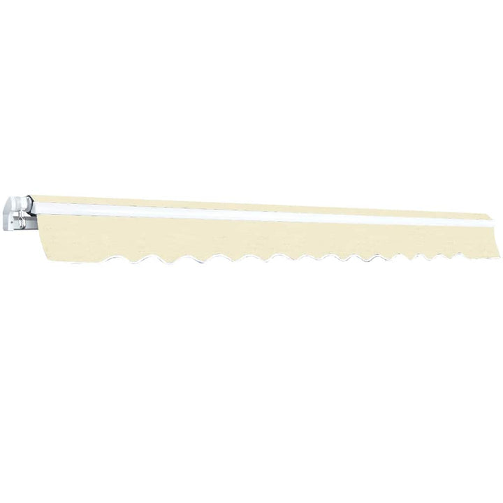 foldemarkise manuel betjening 400 cm cremefarvet