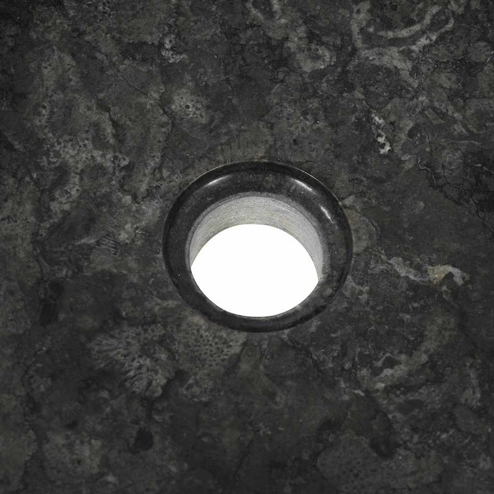 håndvask 40x12 cm marmor sort
