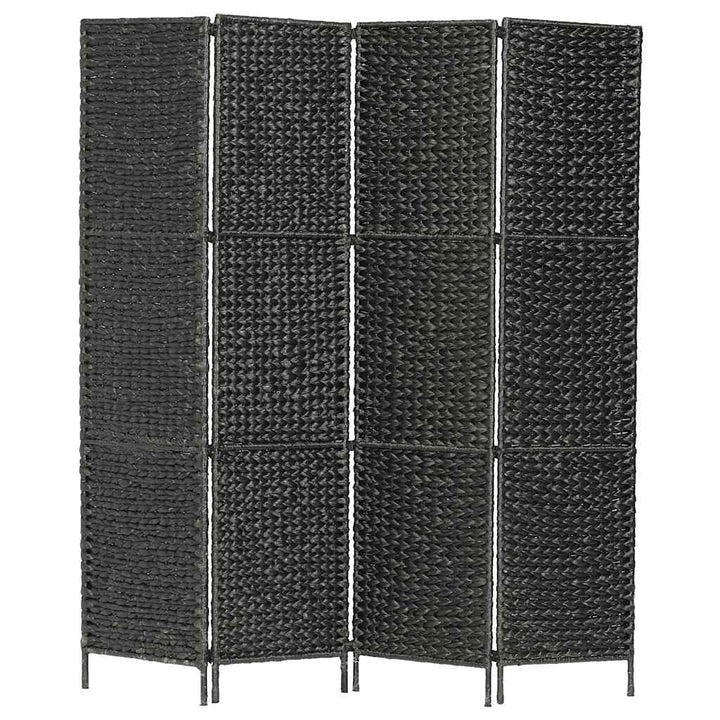 4-panelers rumdeler 154 x 160 cm vandhyacint sort
