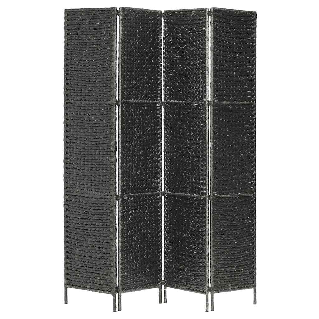 4-panelers rumdeler 154 x 160 cm vandhyacint sort