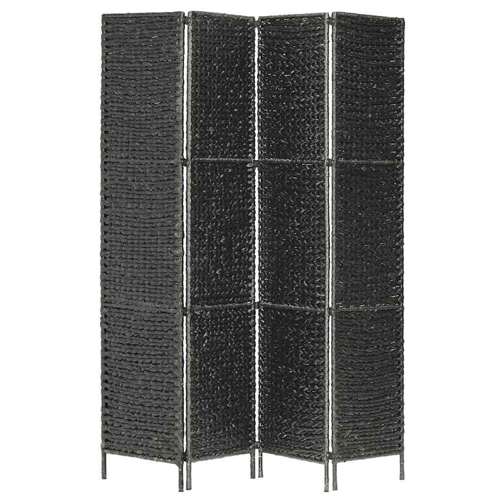4-panelers rumdeler 154 x 160 cm vandhyacint sort
