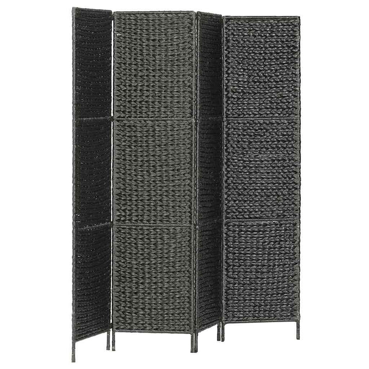 4-panelers rumdeler 154 x 160 cm vandhyacint sort
