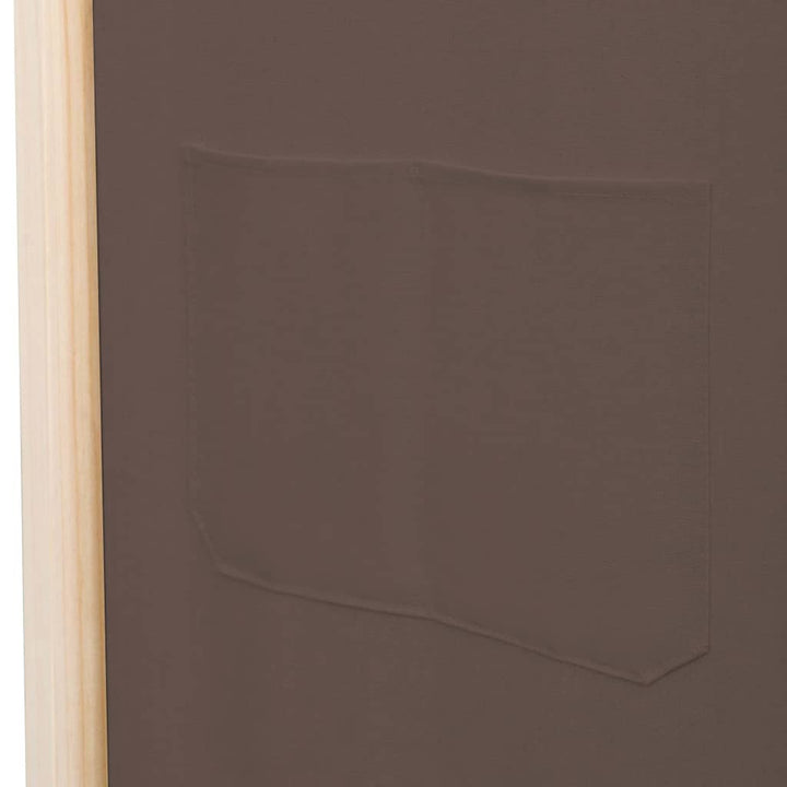 3-panels rumdeler 120 x 170 x 4 cm stof brun