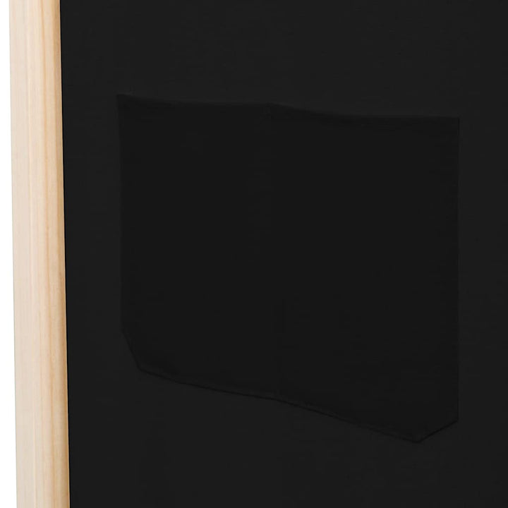 3-panels rumdeler 120 x 170 x 4 cm stof sort