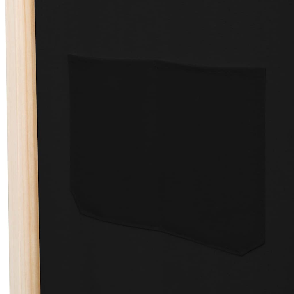 4-panels rumdeler 160 x 170 x 4 cm stof sort
