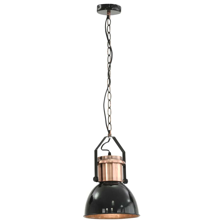 loftslampe 2 stk. rund E27 sort