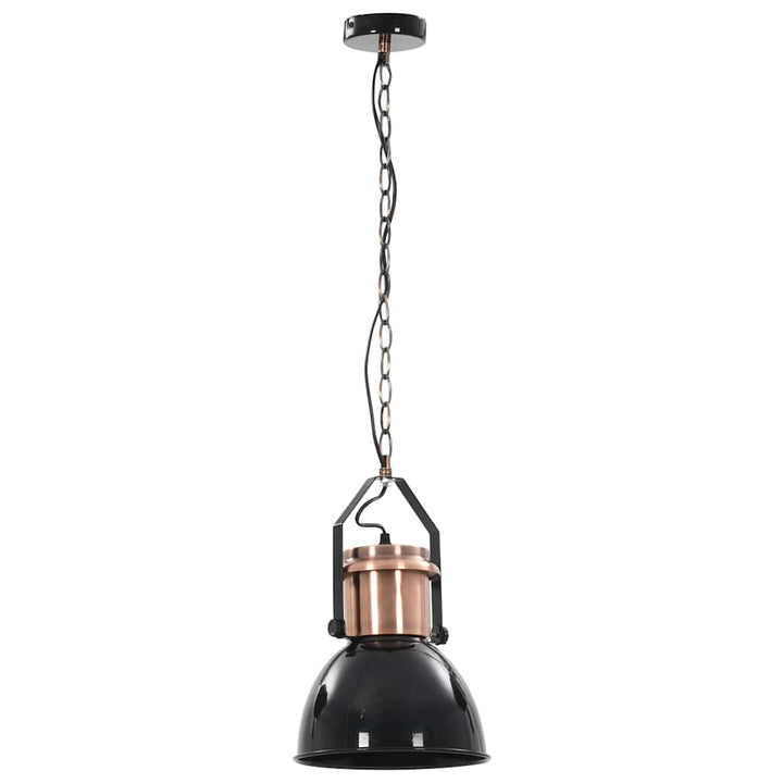 loftslampe 2 stk. rund E27 sort