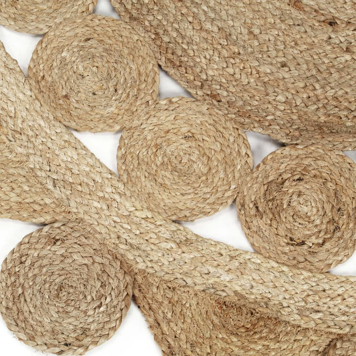 håndlavet gulvtæppe 150 cm flettet jute