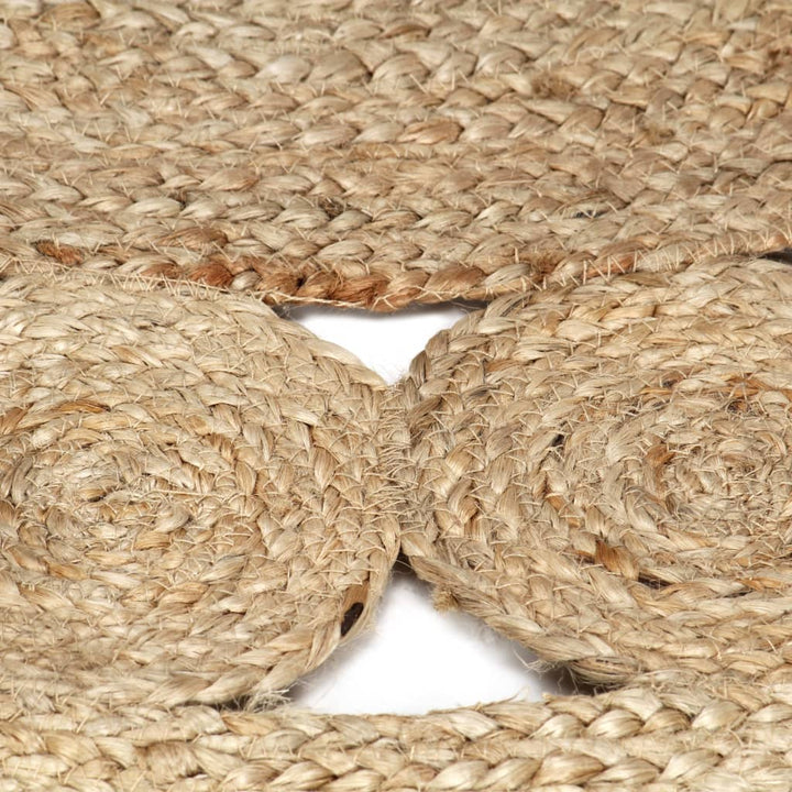 håndlavet gulvtæppe 150 cm flettet jute