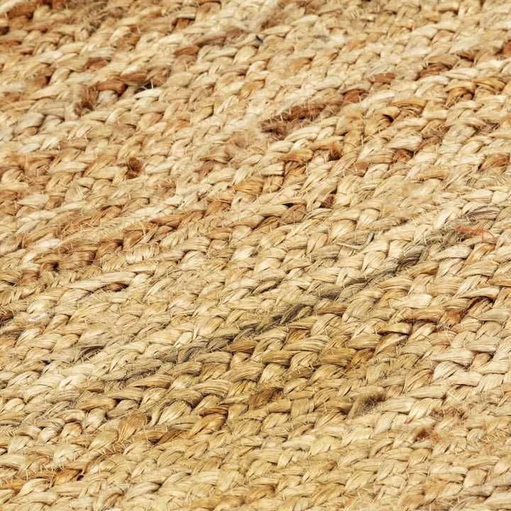 håndlavet tæppe jute 80 x 160 cm naturfarvet
