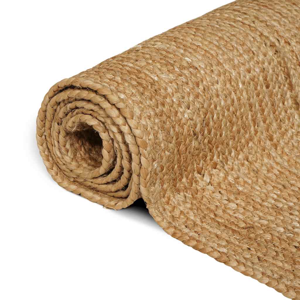 håndlavet tæppe jute 160 x 230 cm naturfarvet