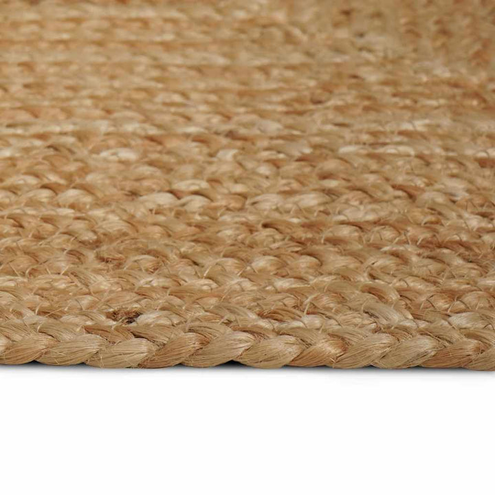 håndlavet tæppe jute 160 x 230 cm naturfarvet