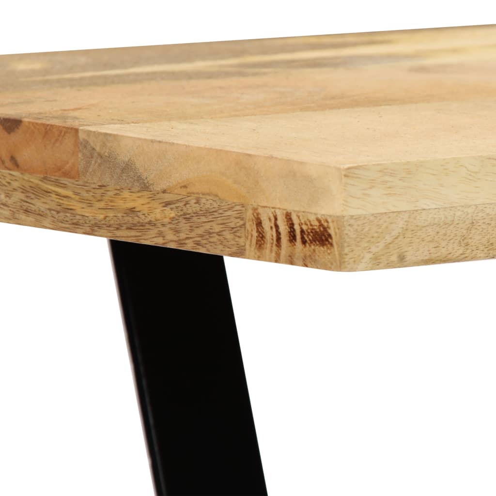 bænk i massivt mangotræ 110 cm