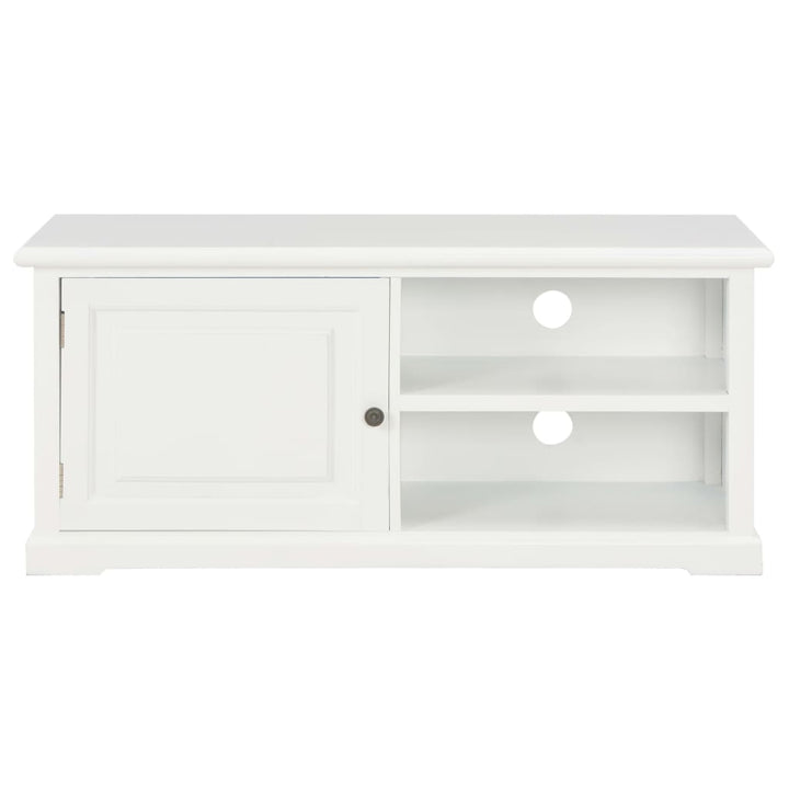 tv-bord 90x30x40 cm træ hvid