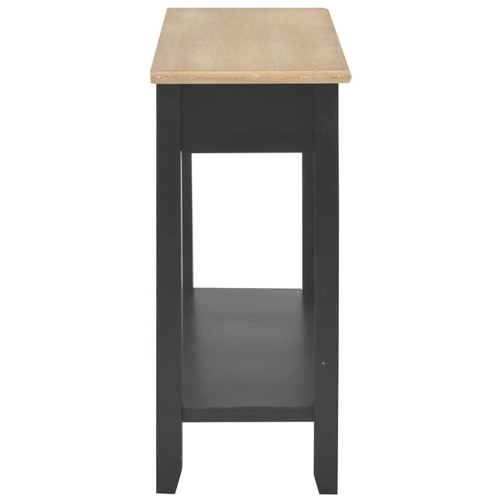 konsolbord 110 x 35 x 80 cm træ sort
