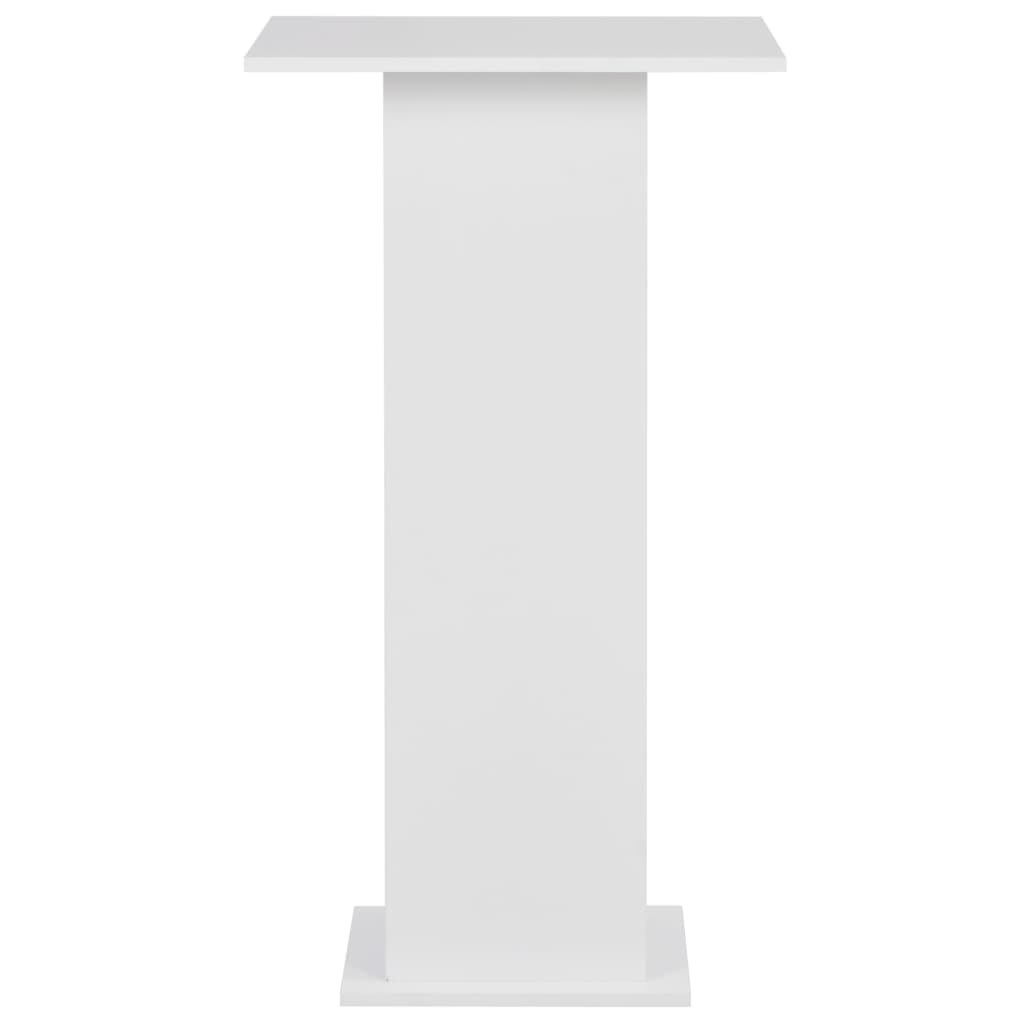 barbord 60x60x110 cm hvid