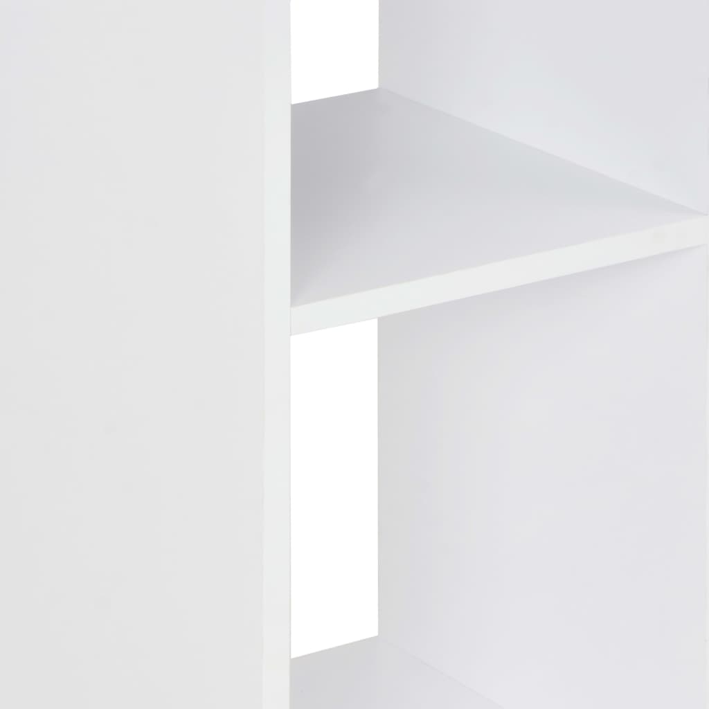 barbord 60x60x110 cm hvid og betonfarvet
