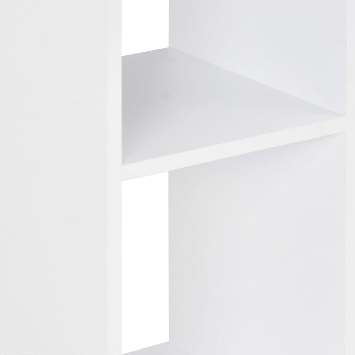 barbord 60x60x110 cm hvid og sonoma-eg