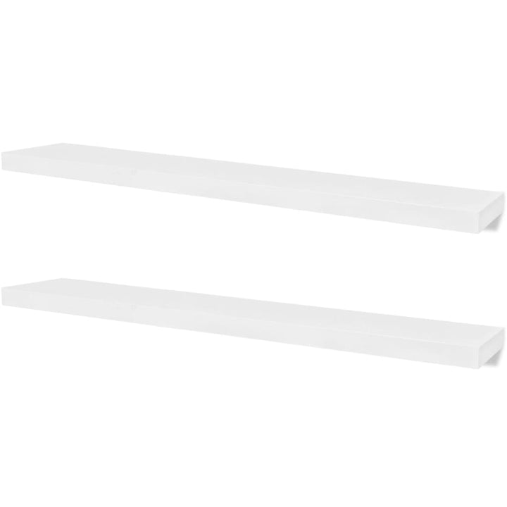 væghylder 4 stk. 120 cm hvid