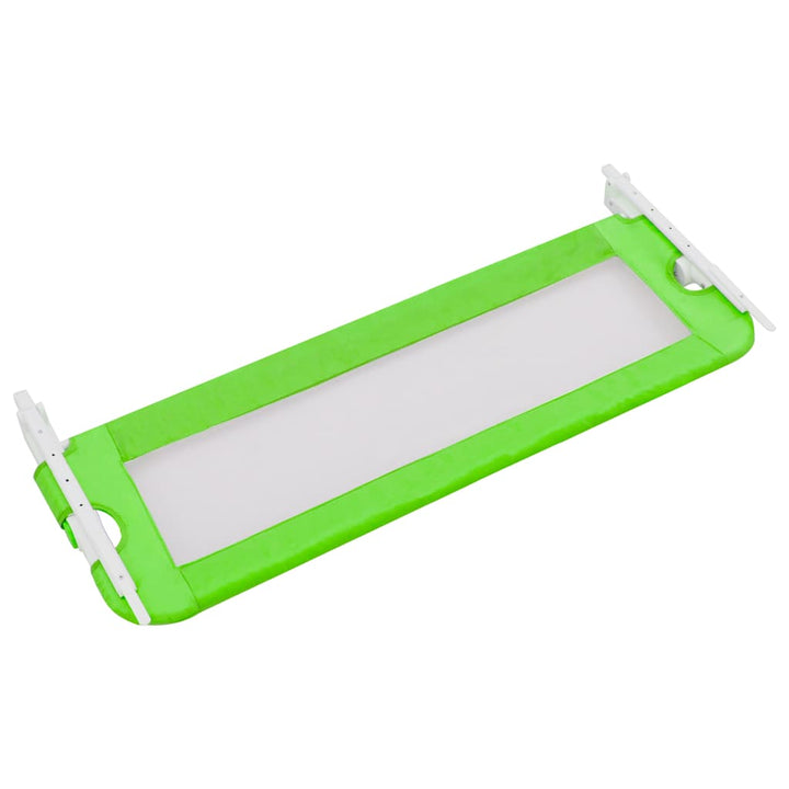 sengegelænder til barneseng 120 x 42 cm polyester grøn