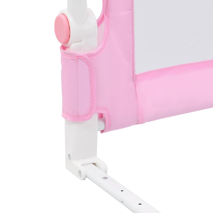 sengegelænder til barneseng 120 x 42 cm polyester pink