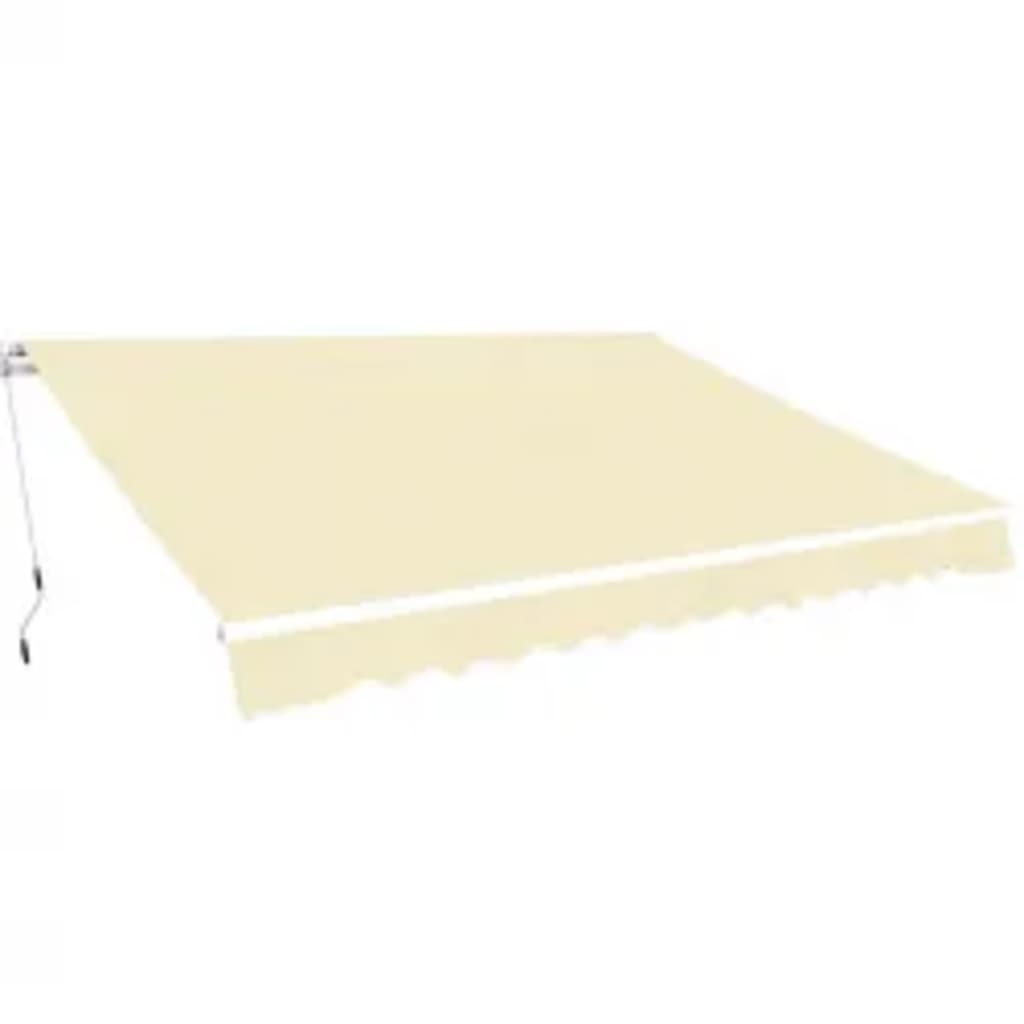 Markiseramme Hvid 600 × 300 cm Aluminium