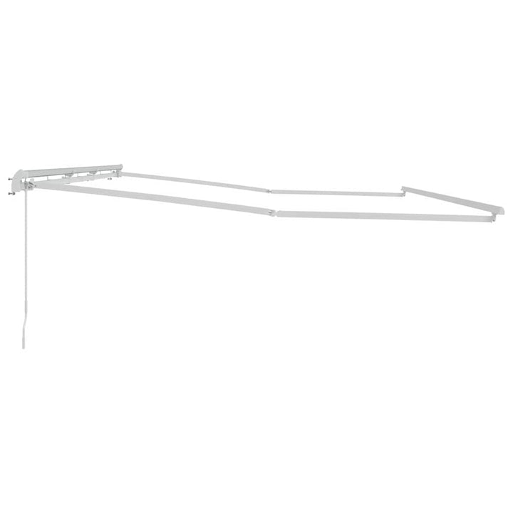 Markiseramme Hvid 600 × 300 cm Aluminium