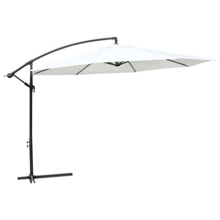 Hængende Sol Umbrella Hvid