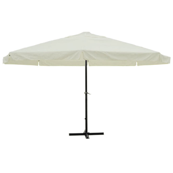 parasol 500 cm aluminium hvid
